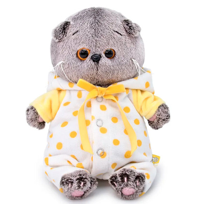 Игрушка Кот Басик baby в комбинезончике Budi Basa BB-043 1